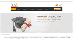 Desktop Screenshot of fergaformacion.com